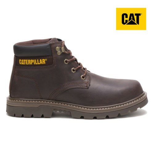 Caterpillar Outbase Steel Toe Werkschoenen Heren Koffie (ABEQ.NL)